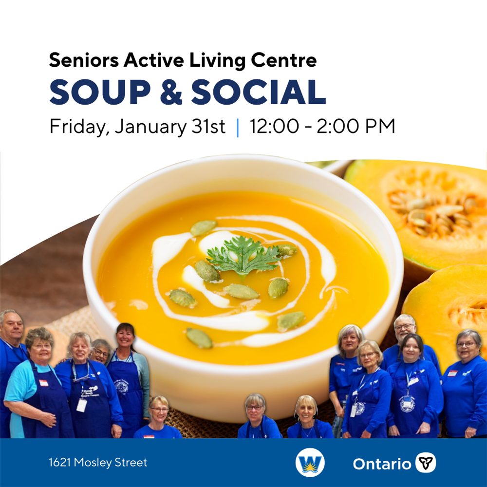 Seniors Active Living Centre Soup and Social Event